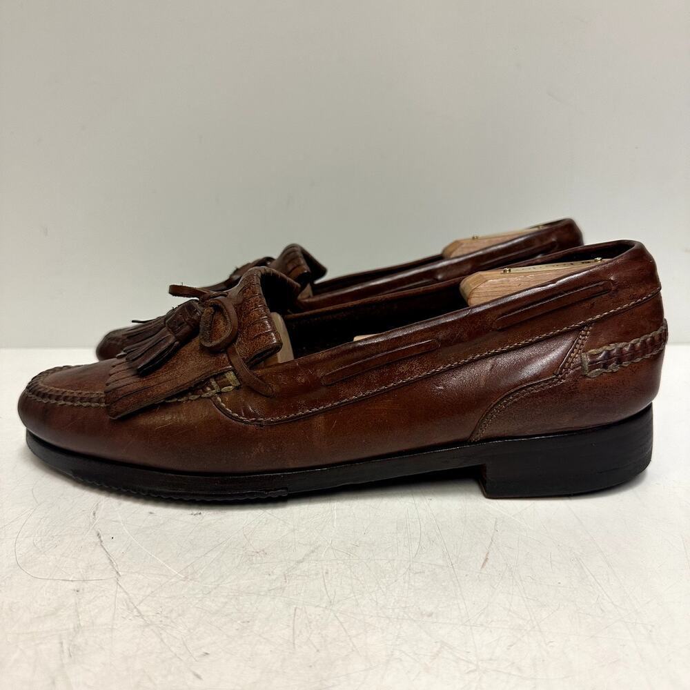 NEW HEELS Cole Haan Genuine Handsewn Tassel Loafers Kiltie Moccasins 10.5 C